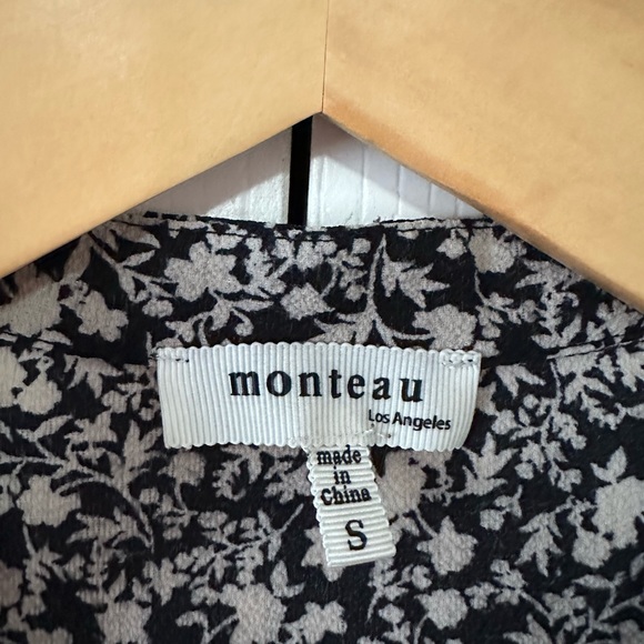 Monteau Peplum Blouse S - Picture 3 of 4